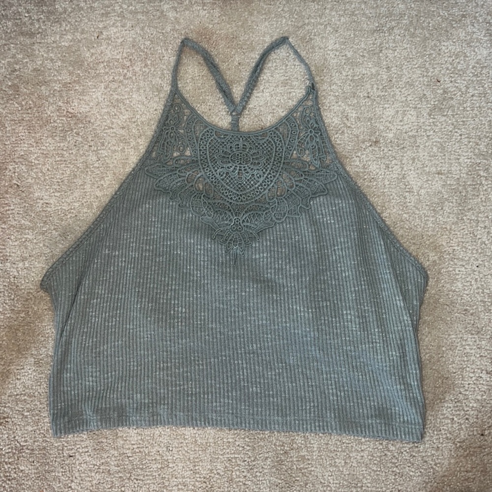 Lace Detailed So Crop Top